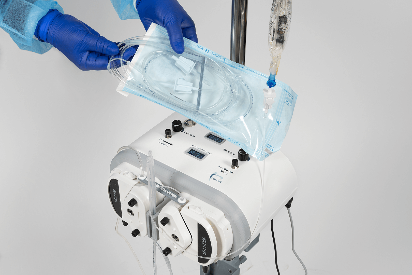 Überblick über das Gerät Affinity GJS (Gentle Jet System)